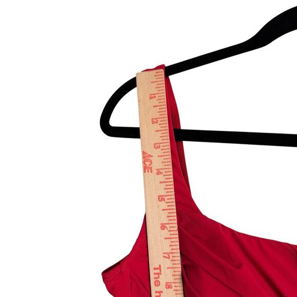 Gottex Sz 8 One Piece Bathingsuit Ruched Summer Beach‎ Cruise Pool Slimming - Picture 10 of 16